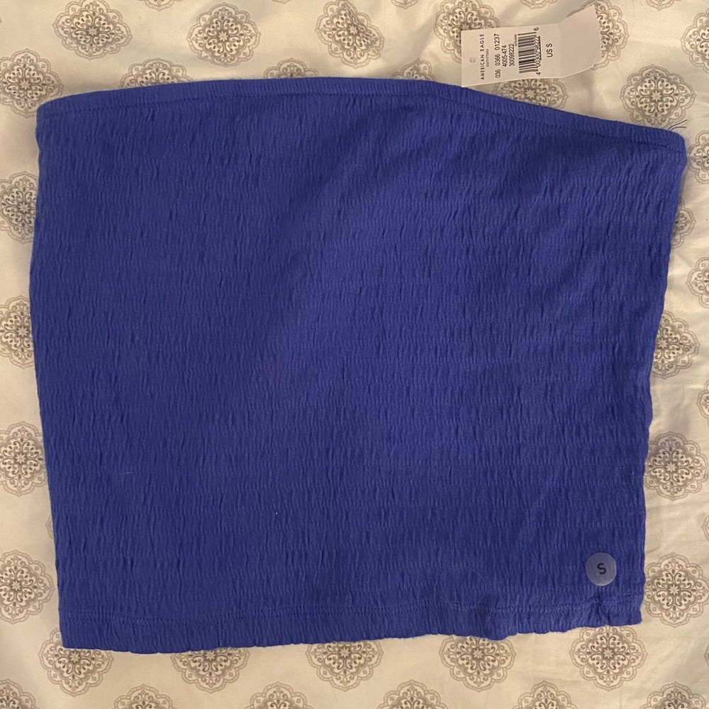 Purple American Eagle cropped tube top